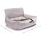 Show in main carousel: Nandog Quilted Micro-Plush Dog Car Seat Bed, Light Gray, Medium slide 6 of 9