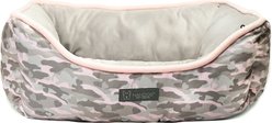 Nandog Reversible Design Camu Cat & Dog Bed, Pink