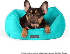 Nandog Reversible Design Cat & Dog Bed, Aqua