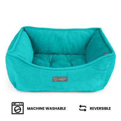 Show full view: Nandog Reversible Design Cat & Dog Bed, Aqua slide 4 of 6