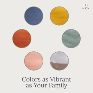 Natemia Dog Toy Storage Basket, Misty Rose, Large