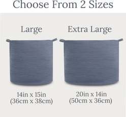 Natemia Dog Toy Storage Basket, Misty Rose, X-Large slide 2 of 5