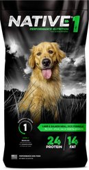 Native Level 1 Lamb Flavor Dry Dog Food, 20-lb bag