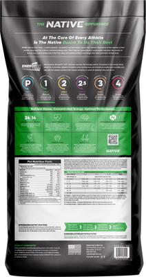 Show full view: Native Level 1 Lamb Flavor Dry Dog Food, 20-lb bag slide 3 of 10