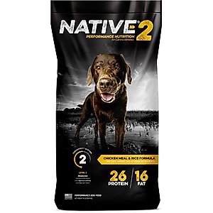 Native Level 2 Chicken Flavor Dry Dog Food, 20-lb bag