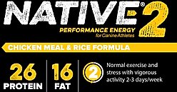 Native Level 2 Chicken Flavor Dry Dog Food, 40-lb bag slide 2 of 6