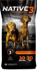 Native Level 3 Chicken Flavor Dry Dog Food, 20-lb bag slide 1 of 8