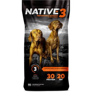 Native Level 3 Chicken Flavor Dry Dog Food, 20-lb bag