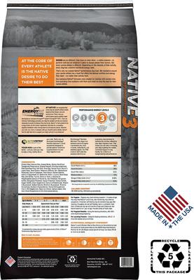 Show full view: Native Level 3 Chicken Flavor Dry Dog Food, 40-lb bag slide 3 of 9