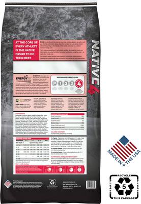 Show full view: Native Level 4 Dry Dog Food, 40-lb bag slide 3 of 10