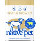 Native Pet Beef Bone Broth Powder Grain-Free Dog Food Topper, 4.75-oz