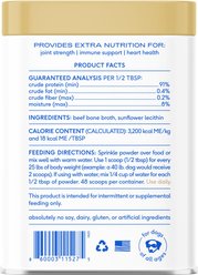 Native Pet Beef Bone Broth Powder Grain-Free Dog Food Topper, 4.75-oz slide 2 of 7