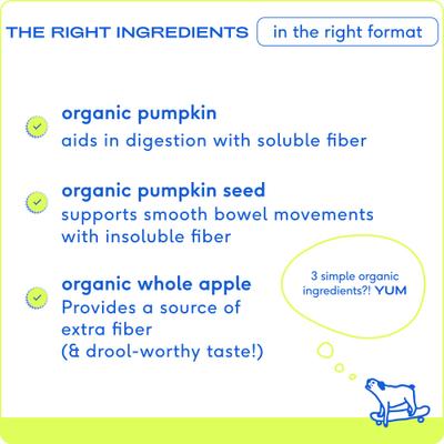 Show full view: Native Pet Organic Pumpkin Fiber & Diarrhea Relief, 8-fl oz + Omega 3 Fish Oil Skin & Coat Health Dog Supplement, 8-fl oz slide 3 of 9
