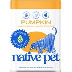 Native Pet Organic Pumpkin Fiber Powder Digestive Supplement for Dogs, 8-oz