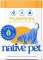 Native Pet Organic Pumpkin Fiber Powder Digestive Supplement for Dogs, 8-oz