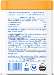 Native Pet Organic Pumpkin Fiber Powder Digestive Supplement for Dogs, 8-oz slide 2 of 7