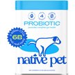 Show in main carousel: Native Pet Probiotic Vet-Formulated Powder Digestive Supplement for Dogs, 8.2-oz slide 1 of 9