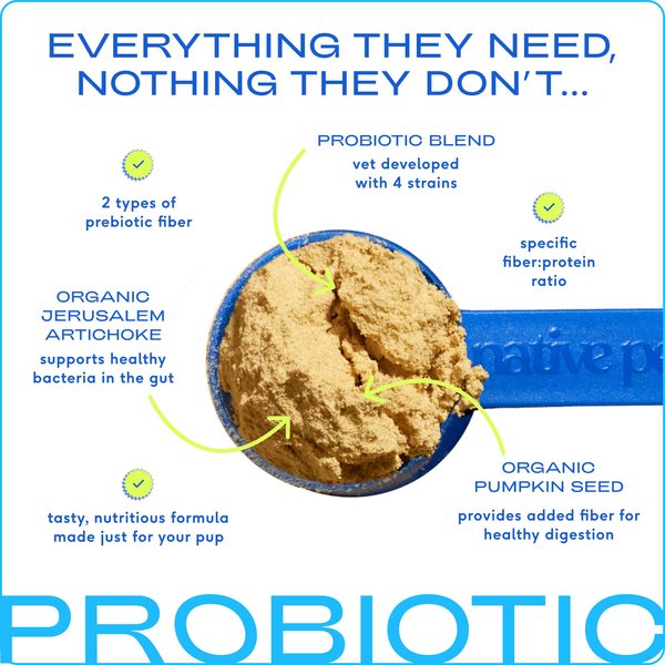 Show full view: Native Pet Probiotic Vet-Formulated Powder Digestive Supplement for Dogs, 8.2-oz slide 4 of 9