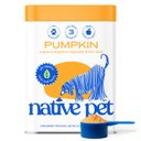 Native Pet Pumpkin Fiber Powder Organic, Human Grade Digestive Supplement for Dogs & Cats, 8-oz