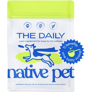 Native Pet Skin & Coat Chews with Omega-3 Skin & Coat Supplement for Dogs