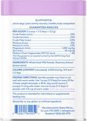 Native Pet Whole Goat Milk Powder Digestive, Recovery & Energy Support for Active Dogs, 7-oz slide 2 of 7
