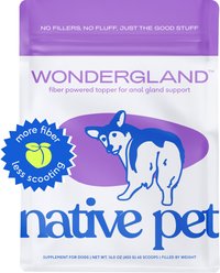 Native Pet WonderGland Anal Gland Pumpkin Fiber & Digestive Supplement for Dogs, 16-oz