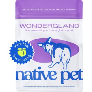 Native Pet WonderGland Anal Gland Pumpkin Fiber & Digestive Supplement for Dogs, 16-oz