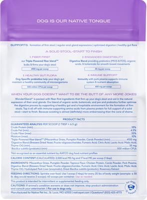 Show full view: Native Pet WonderGland Anal Gland Pumpkin Fiber & Digestive Supplement for Dogs, 16-oz slide 3 of 10