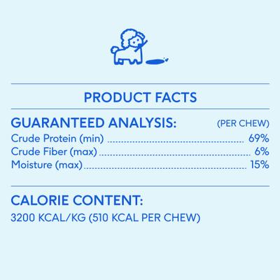 Show full view: Native Pet Yak Dental Chews Himalayan Cheese Dog Treats, 5 count slide 8 of 9