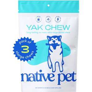 Native Pet Skin & Coat Chews with Omega-3 Skin & Coat Supplement for Dogs