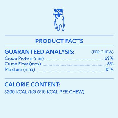 Show full view: Native Pet Yak Dental Chews Himalayan Cheese X-Large Dog Treats, 16-oz bag, 3 count slide 8 of 9