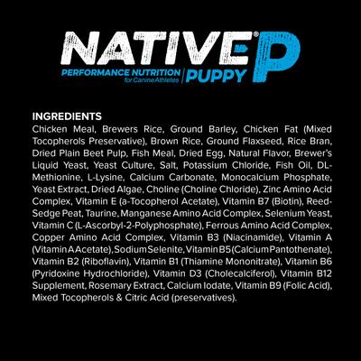 Show full view: Native Puppy Chicken Flavor Dry Dog Food, 20-lb bag slide 3 of 10