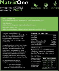 NatrixOne Omega 3 Anti-Inflammatory Dog Supplement, 8-fl oz bottle slide 2 of 6