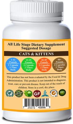 Show full view: Natura Petz Organics All Shins & Grins Cat Supplement, 90 count slide 3 of 4