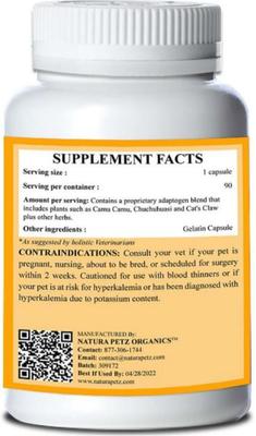 Show full view: Natura Petz Organics All Shins & Grins Dog Supplement, 90 count slide 4 of 4