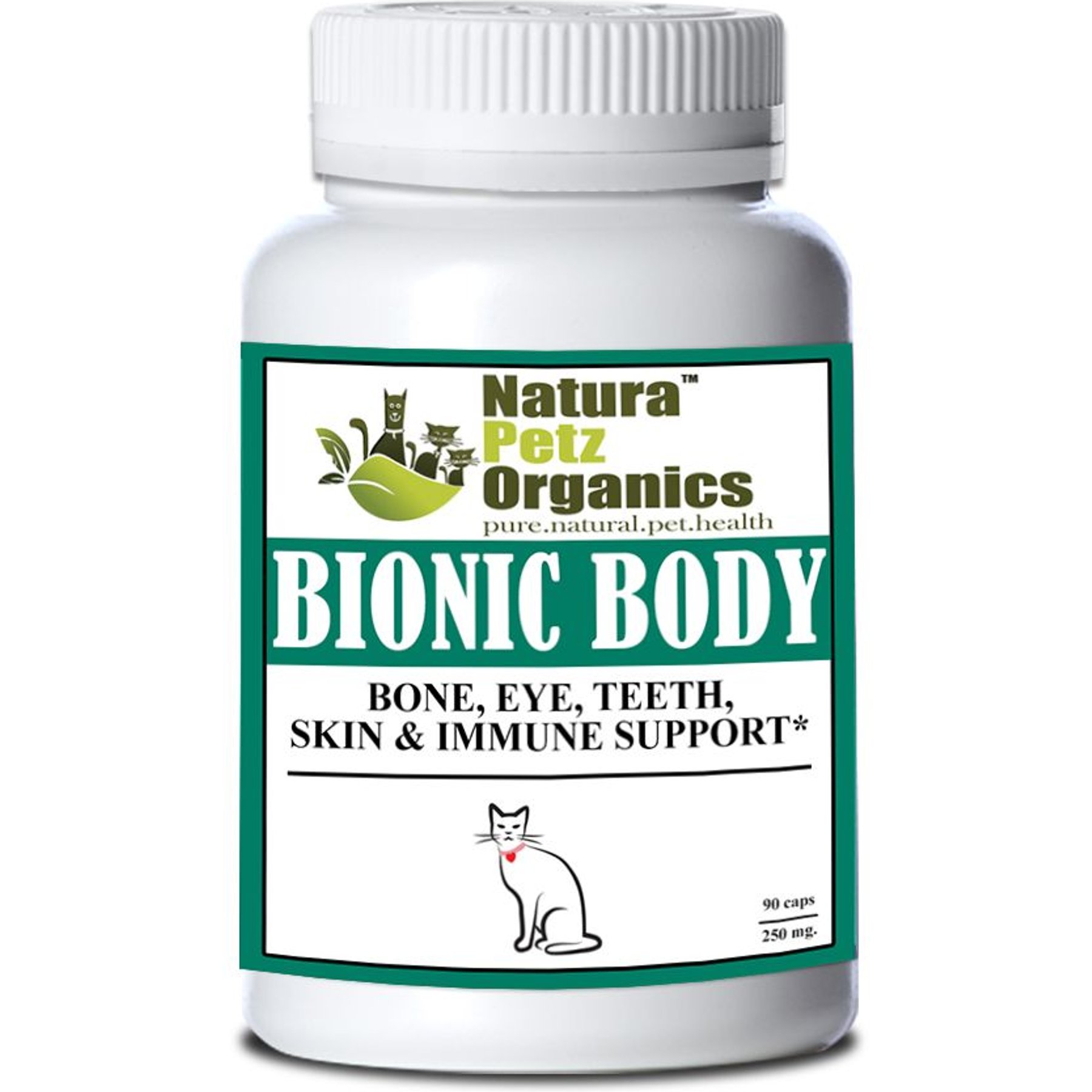 Natura Petz Organics Bionic Body Cat Supplement, 90 count