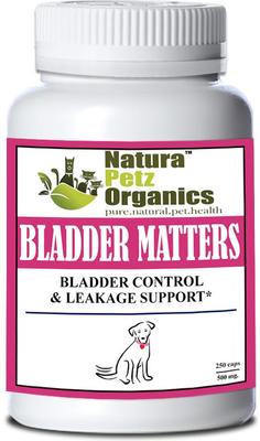 Show full view: Natura Petz Organics BLADDER MATTERS MAX* Master Blend Bladder Control & Leakage Support* Dog Supplement, 250 count slide 1 of 5
