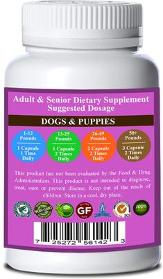 Show full view: Natura Petz Organics BODY BLISS - OMEGA 3 & 6 Super Food + Heart, Brain Joint, Blood & Coat Support* Dog Supplement, 250 count slide 3 of 5