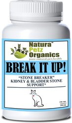 Natura Petz Organics Break It Up! Herbal Medicine for Stone Breaking for Cats, 150 count