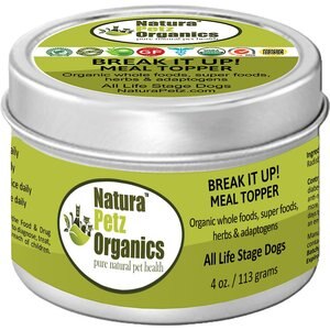 Natura Petz Organics Break It Up! Herbal Medicine for Stone Breaking for Dogs, 4-oz tin