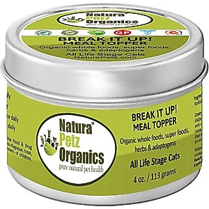 Natura Petz Organics Break It Up! Homeopathic Medicine for Stone Breaking for Cats, 4-oz tin