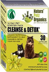 Natura Petz Organics Cleanse & Detox Starter Pack Cat Supplement, 30 count