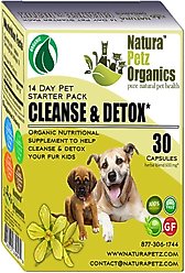 Natura Petz Organics Cleanse & Detox Starter Pack Dog Supplement, 30 count
