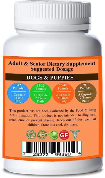 Natura Petz Organics Dia-Beat-It Dog Supplement, 90 count