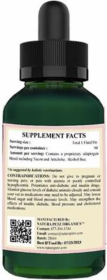 Show full view: Natura Petz Organics Dia-Beat-It Liquid Heart Supplement for Dogs, 3-fl oz bottle slide 4 of 4