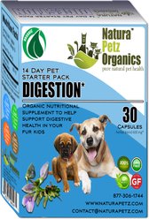 Natura Petz Organics Digestion Starter Pack Dog Supplement, 30 count