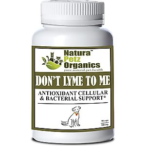 Natura Petz Organics DON'T LYME TO ME MAX* Antioxidant Cellular & Bacterial Support* Dog Supplement, 90 count