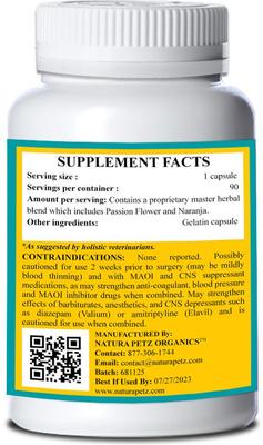 Show full view: Natura Petz Organics ENDO CALM SUPPORT MAX* Endo Calm Max Signaling Support* Dog Supplement, 90 count slide 4 of 5
