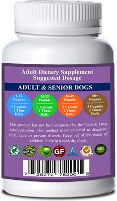 Show full view: Natura Petz Organics ENDO SUPPORT* Endocannabinoid System Support* Dog Supplement, 250 count slide 3 of 5