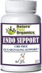 Natura Petz Organics ENDO SUPPORT* Endocannabinoid System Support* Dog Supplement, 150 count